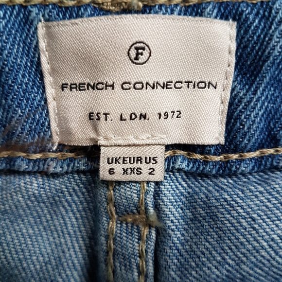 French Connection - Shelby Denim Wide Leg Jeans - Picture 5 of 8